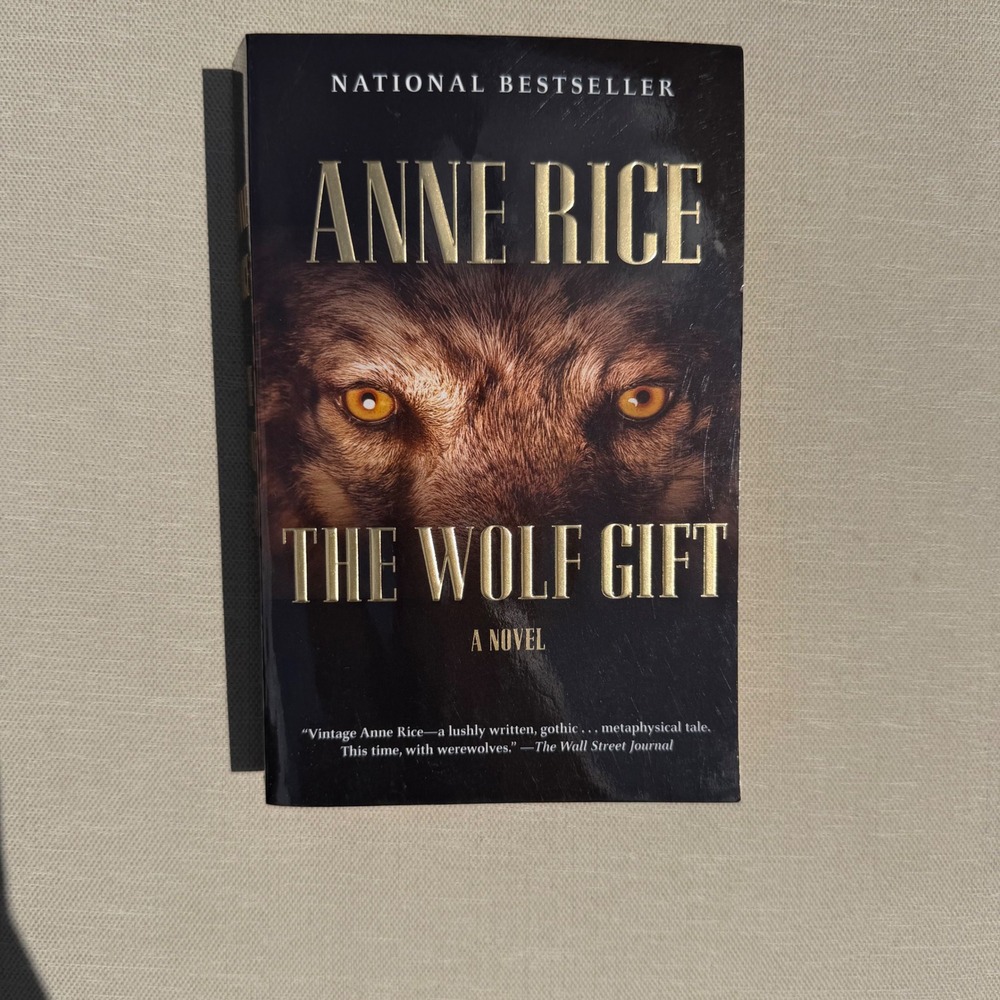 The Wolf Gift by Anne Rice Paperback Novel 9780307742100 Supernatural Fiction